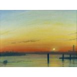 Derek Hare (British, 20th Century), Greenwich at Daybreak,