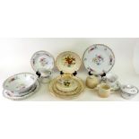 A Mikasa Garden Club oven to table tea and dinner service and a Ling Rose tea and dinner service