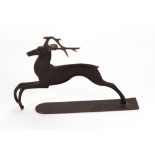 Richard Rohac (Austrian, 1906 1956), A bronze of a leaping stag,