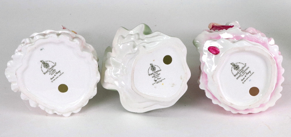A collection of six Royal Doulton porcelain figures, Laura HN 3760, Megan HN 3887, Claire HN 3646, - Image 2 of 3