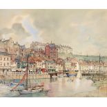 Patrick Hall (British, 1906-1992) A view of Whitby, signed 'Patrick Hall' (lower right),