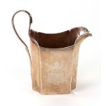 A George III silver helmet shape milk jug, Robert Hennell, London 1793,