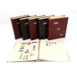 An all World stamp collection in mixed condition, in five Ajax albums and on loose pages,