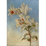 Alice Mary Mansford (British, 19th Century), Still life of lilies,