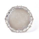 A George II silver shaped circular salver, Richard Abercromby, London 1742,