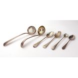 A George III silver Old English pattern sifter spoon, William Eley & Fearn, London 1805,