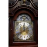 Richard Broad: a reproduction George III style mahogany brass mounted and inlaid "Royale" longcase