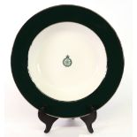 A set of twenty four Simpsons Ambassador ware soup plates with The Royal Green Jackets crest.