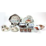 A group of Japanese porcelains, late 19th/20th century, comprising,
