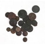 Collection of George III Pennies, half Pennies and Farthings, and other coinage (qty).