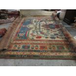 A Turkish Anatolian carpet, in the Shirvan manner, 480cm x 386cm.