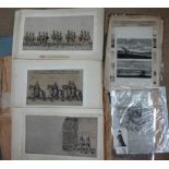 A quantity of assorted prints and engravings, including Old Master,