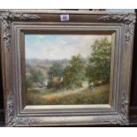 Noel Ripley (20th century), Landscape, oil on board, signed, 28cm x 34cm.