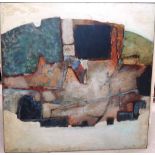 Carl Dame Clark (20th century), Abstract, oil on board, 121cm x 121cm.