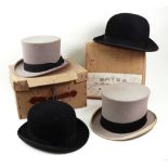 A G. A. Dunn & Co grey top hat, in origi