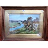 Cyril Ward (1863-1935), The River Arun, Sussex, watercolour, signed, 29cm x 45cm.