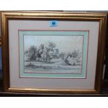 English School (19th century), View of Radford, pencil, inscribed, 17cm x 25.5cm.