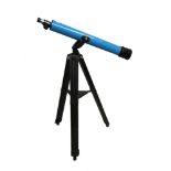 An Astral telescope model 100, Japanese, on folding ebonised tripod stand.