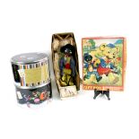 A Gift Box Two jigsaw puzzle of a golliwogg with a Teddy bear,