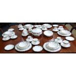 A Wedgwood 'Chartley' pattern dinner, tea and coffee service, 59 pieces.