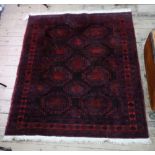 An Afghan Ersari rug, on a brown field, 178 x 157cm.