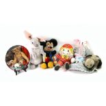 A Steiff Winnie The Pooh Rabbit, 26cm, in original box, a Steiff Club Century Collection plate,