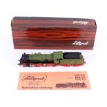 A Liliput Austrian 10290 'OO' gauge model locomotive and tender, with instructions and box.