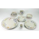 A Villeroy & Boch 'Riviere' pattern 57 piece part tea, breakfast and dinner service.