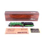 A Liliput Austrian 1800 'OO' gauge model locomotive and tender, with instructions and box.