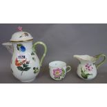 A Herend porcelain part dinner and tea service decorated in the 'Fruits and Flowers' pattern,