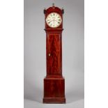 A William IV mahogany three-train quarter striking longcase clock By Pryor,