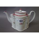 A New Hall tea service, late 18th century, painted with pattern `173',