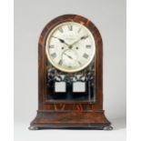 A rare and unusual Calamander table regulator with detent escapement By George McLean, Glasgow,