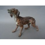 An Austrian cold painted bronze hound, early 20th century, 10cm high,