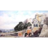 William Callow (1812-1908), Carisbrooke Castle, Isle of Wight, 35cm x 49cm.