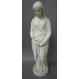 A Copeland parian figure of `Maidenhood', circa 1861, modelled by E.G.Papworth Jnr.