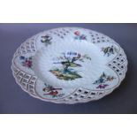 Ten German porcelain cabinet plates, late 19th century,