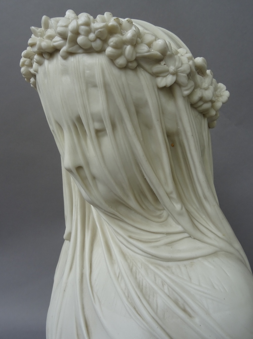 A Copeland parian bust of `The Bride', circa 1861, - Image 3 of 5
