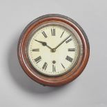 A German oak cased dial timepiece By Winterhalder & Hofmeier, circa 1900 The 7in.