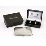 A pair of 9ct yellow gold, cultured pearl and colourless paste earrings, modern, 6.0 - 6.