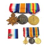 First World War medal, 1914-15 Star and Victory medal to W T Elec. 347036 W F Thain E.R.A. 3 R.N.