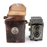 A Franke & Heidecke Rolleicord 1 nickel-plated Art Deco camera,1933-36,