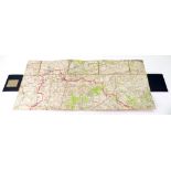 The Portman Hunt, a folding map of that part of Dorset published by Sifton, Praed & Co Ltd,.
