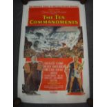 A Vintage film poster 'The Ten Commandments, Paramount Pictures, 1956, Ltd. no.
