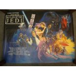 A Vintage film poster "Star Wars: Return of the Jedi", 20th Century-Fox, 1983, UK Quad, 76 x 91cms.