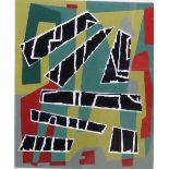 Jean Deyrolle (1911-1967), Untitled, screenprint with pochoir, signed and dated 1953, 27cm x 22cm.