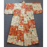 A Japanese karaori brocade robe for the Noh theatre, 18th/19th century,