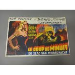 A group of Vintage film posters, Belgian French versions; "Highly Dangerous",