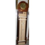 An Austrian mahogany longcase clock, in the Secessionist style, circa 1910, 196cm high,