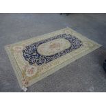 A tapestry rug,